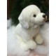 Peluche Lion Blanc 32 cm