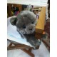 Peluche Chaton Gris 20 cm