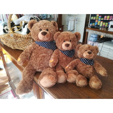 Peluche Ours Teddy - 30 , 40 et 50 cm