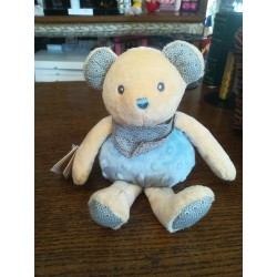 Peluche Ours Bleu 20 cm