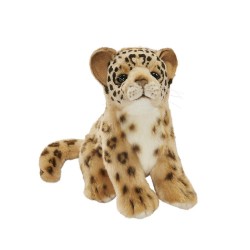 Peluche Léopard Bébé Assis 20 cm