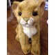 Peluche Bébé Lion assis 18 cm