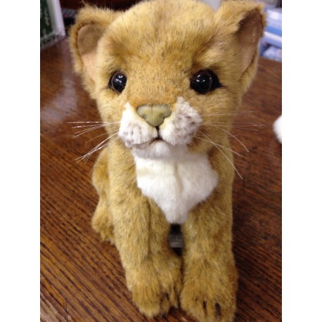 Peluche Bébé Lion assis 18 cm