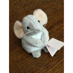 Peluche Souris Grise 11 cm