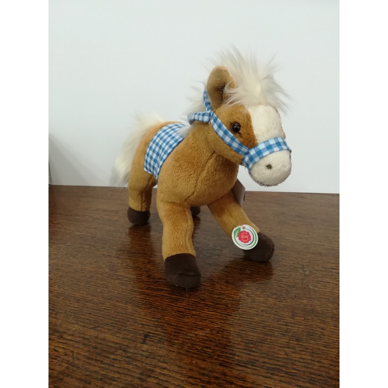 Peluche Cheval brun 25 cm