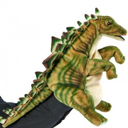 Marionnette Peluche Dinosaure Stegosaurus 40 cm