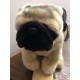 Peluche Chien Carlin 30 cm