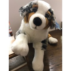 Peluche Chien Berger Australien 60 cm - Au Gardénia