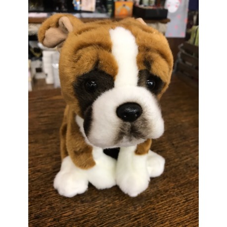 Peluche Chien Boxer 30 cm