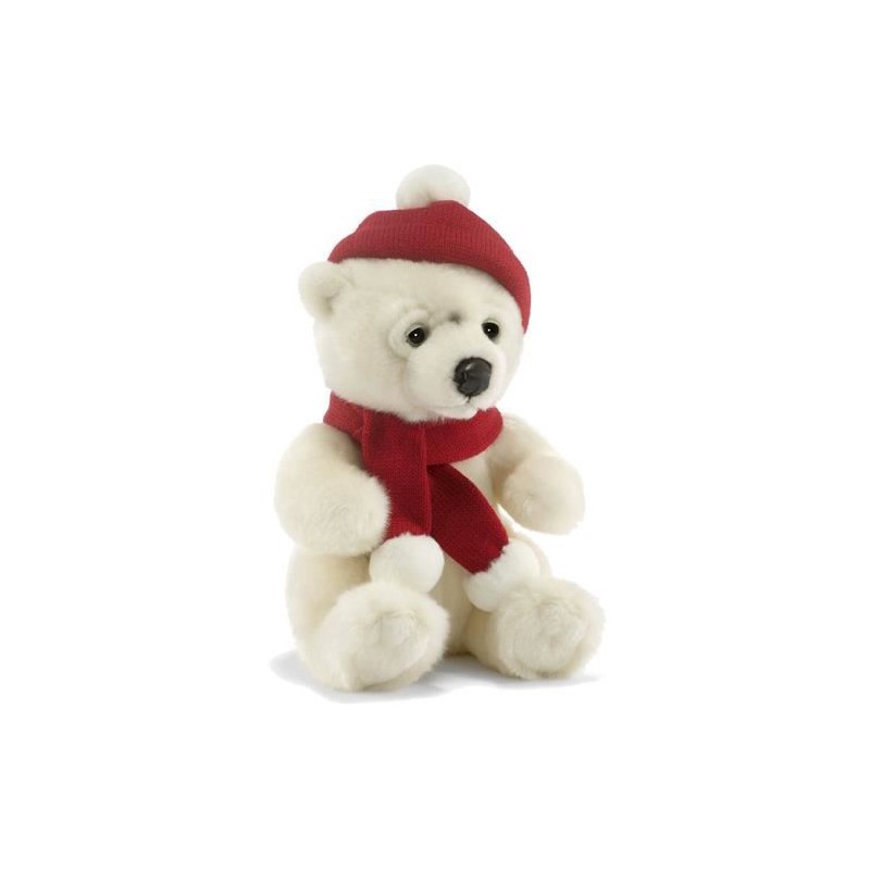 Poupée Noël, Ours en Peluche avec Chapeau Écharpe, Ours en Peluche pour  Garçons Et Filles, Décoration La Maison Poupée Ours, Mignon Ours en Peluche