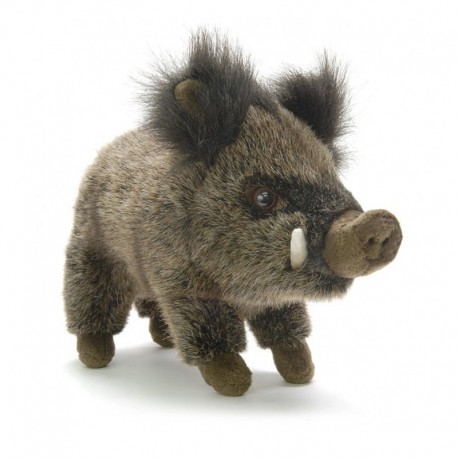 Achat peluche sanglier marron 18cm. Peluche personnalisée.