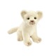 Peluche Lion Blanc Bébé assis 20 cm