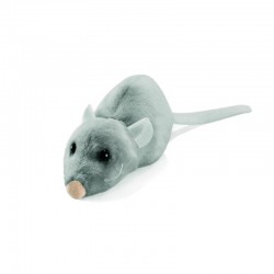 Peluche Souris 8 cm - Grise ou Blanche