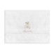 Serviette de toilette blanche personnalisée - 3 ours