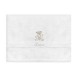 Serviette de toilette blanche personnalisée - 3 ours