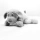 Peluche chien Fifi gris clair - 30 cm