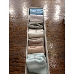 Boîte de 7 Paires de Chaussettes pour Garçon de 0 à 6 mois