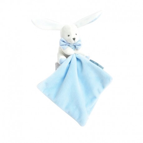 Doudou Lapin mouchoir 10 cm