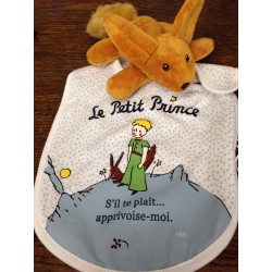 Bavoir et Doudou coton Le Petit Prince