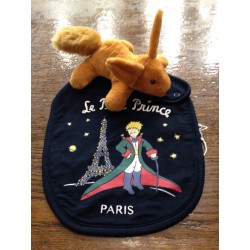 Bavoir et Doudou coton Le Petit Prince